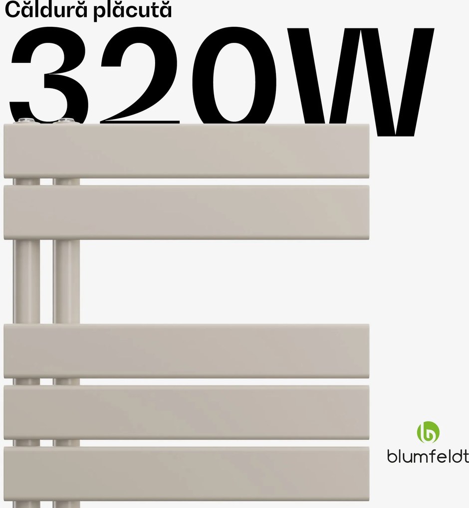 Blumfeldt Radiator Fairmont, 45 x 80 cm, de perete, design modern, cu încălzire pe apă