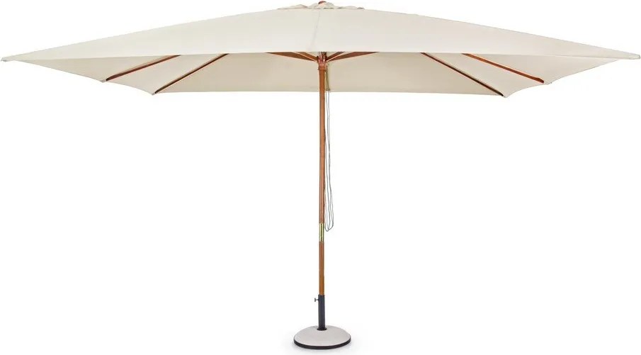 Umbrelă de soare bej 300x400 cm Syros – Bizzotto