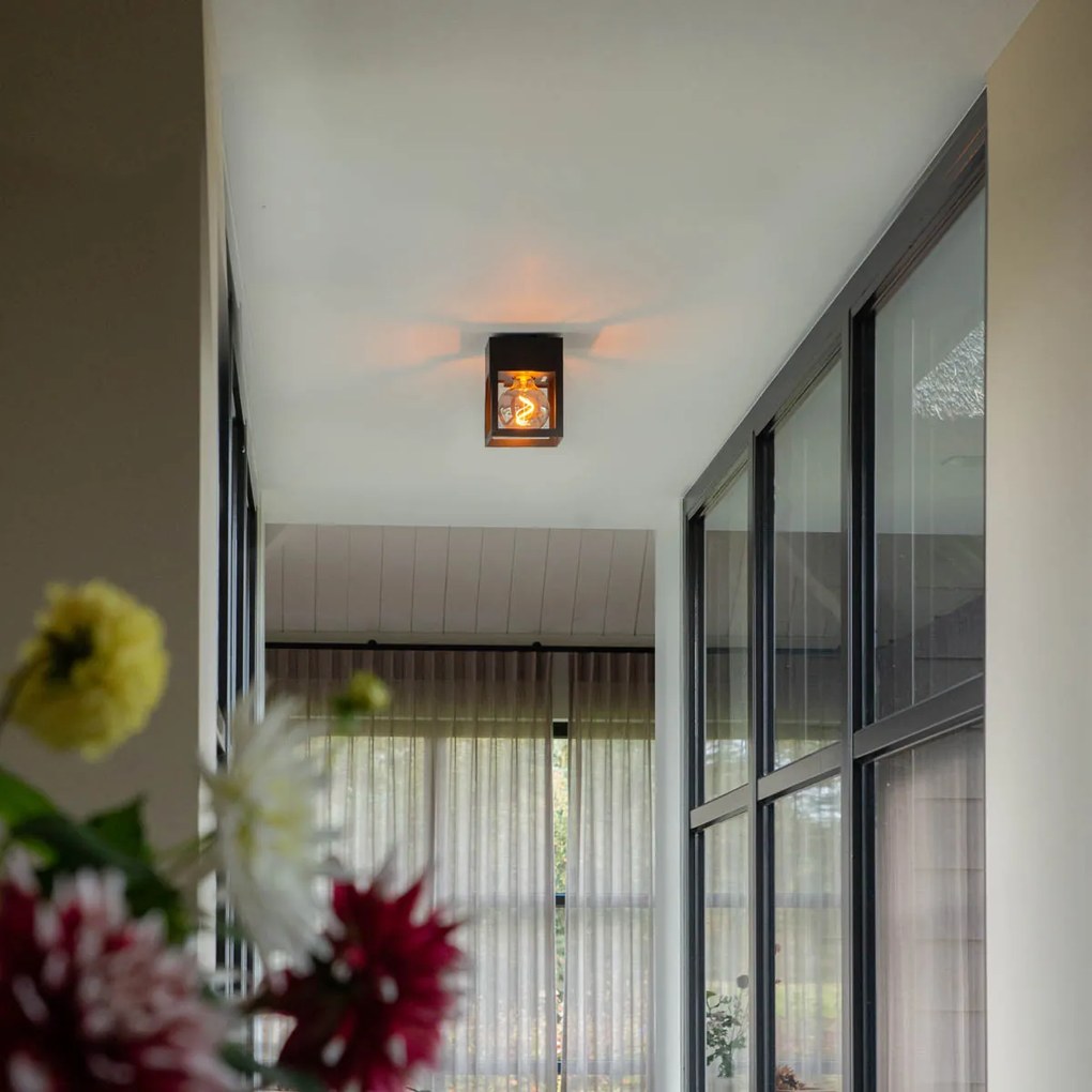 Plafoniera moderna neagra - Cela