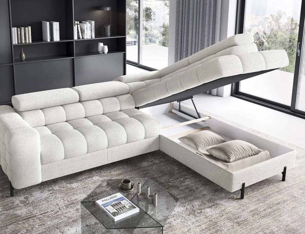Colțar lemn masiv Ferry Extensibil, 276 × 72 × 200 cm - Amore 40, Dreapta