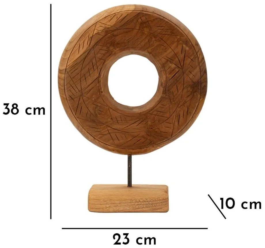 Statuetă din lemn (înălțime 38 cm) Dorat – Mauro Ferretti