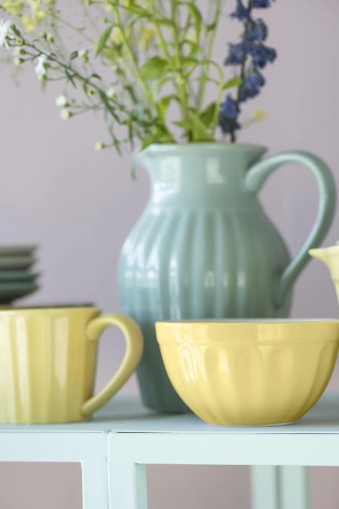 IB Laursen Bol galben de ceramica pentru musli MYNTE LEMONADE