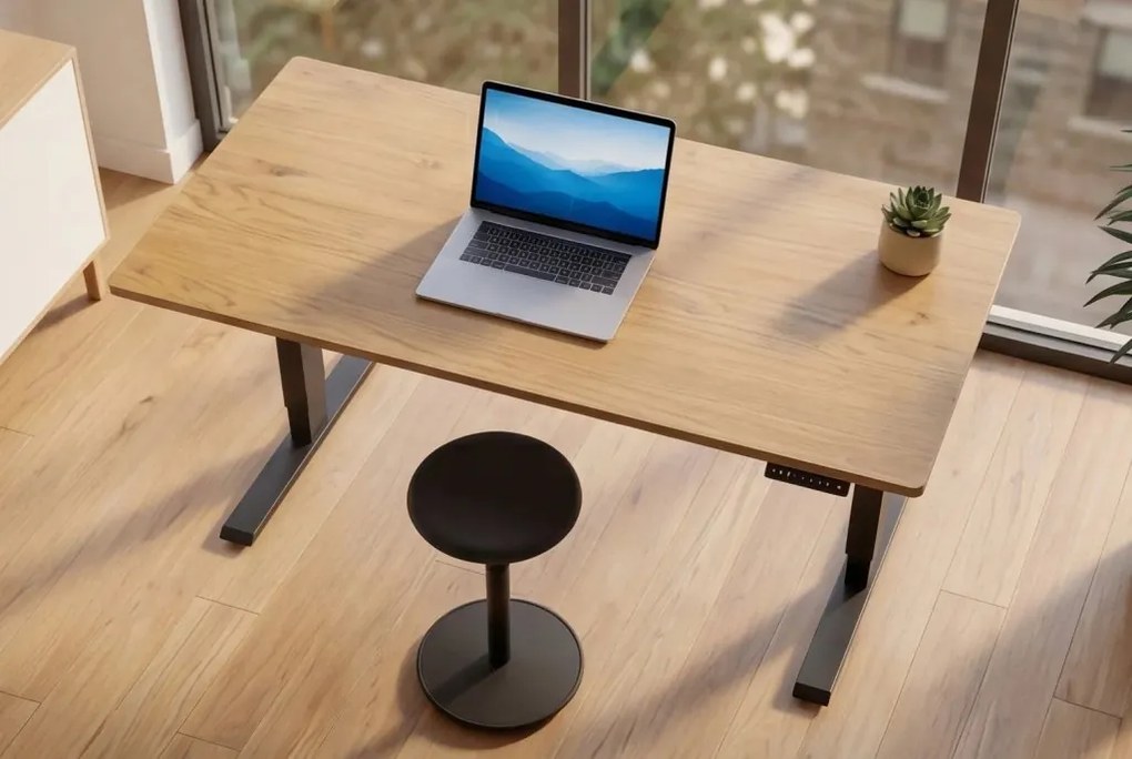 Birou reglabil electric pe inaltime OAK DESK 160cm