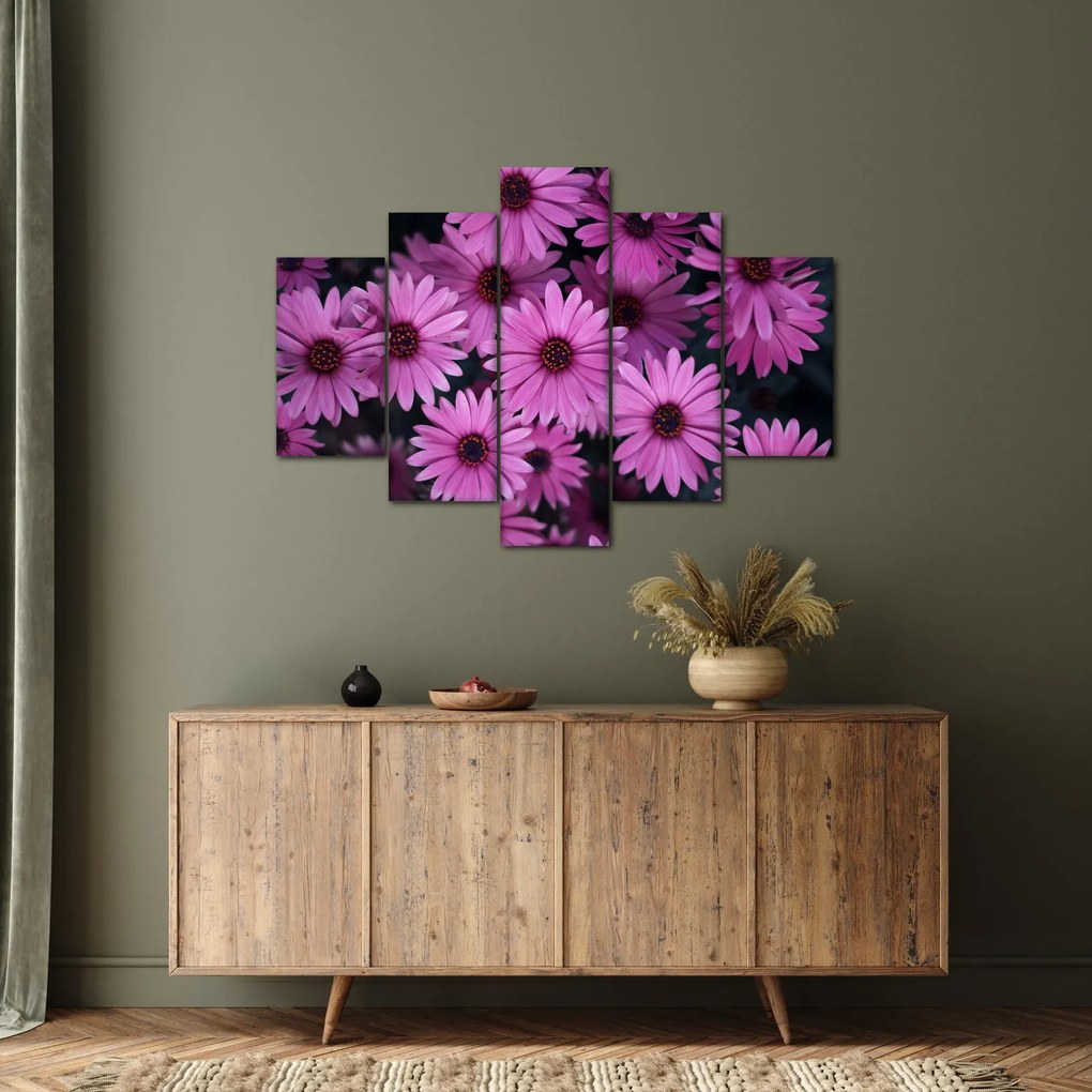 Tablou cu florile roz (150x105 cm)
