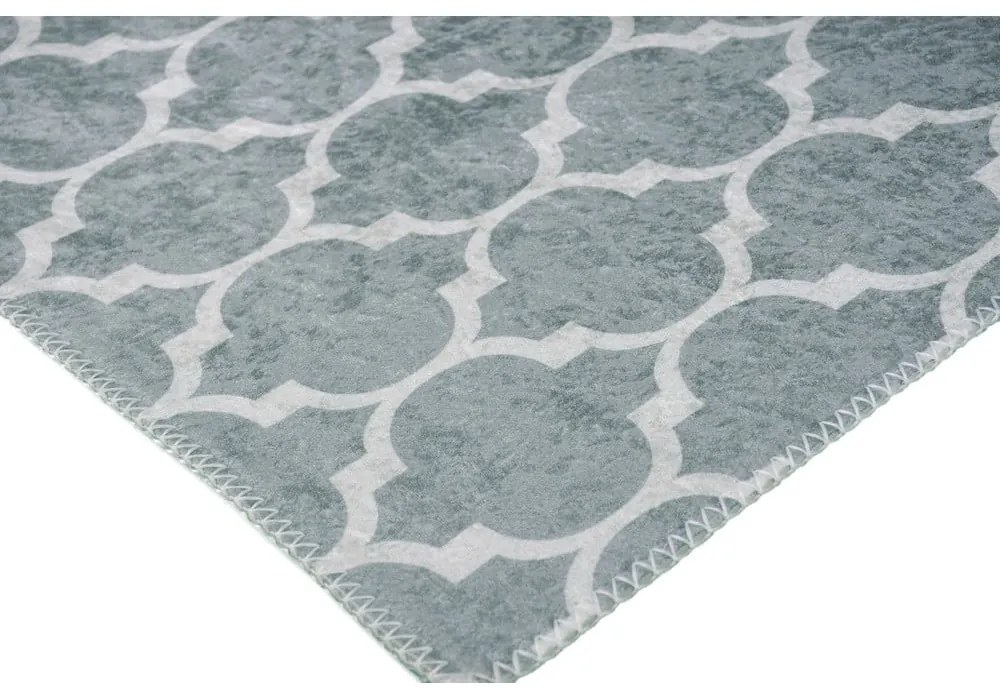 Covor gri deschis/crem lavabil 230x160 cm - Vitaus