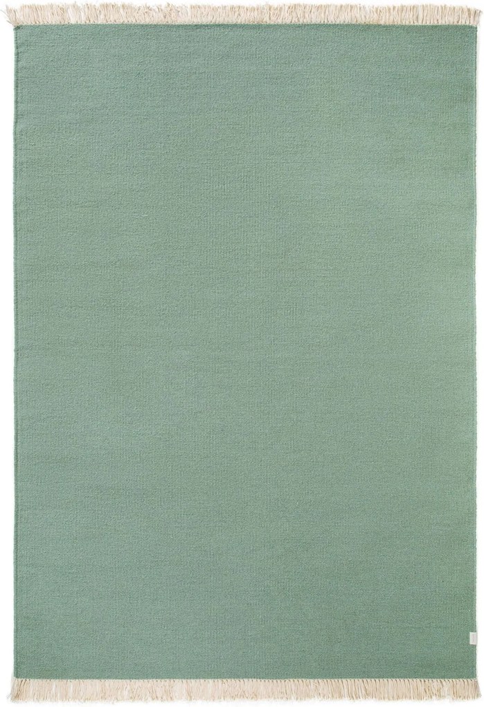 Covor Lana cu tesatura plata Liv, Verde Deschis - 140x200 cm