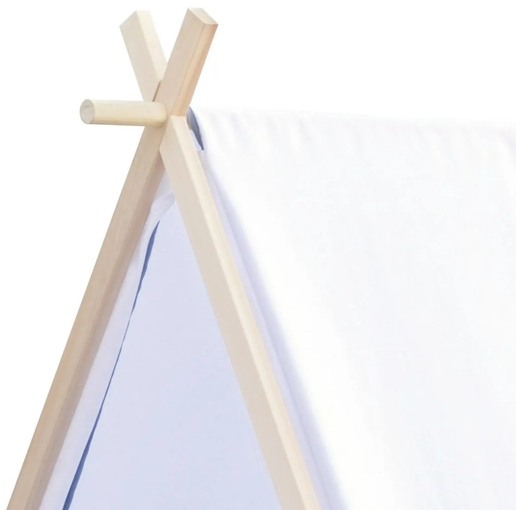 Bino Cort pentru copii Little house alb, 125 x 92x 95 cm