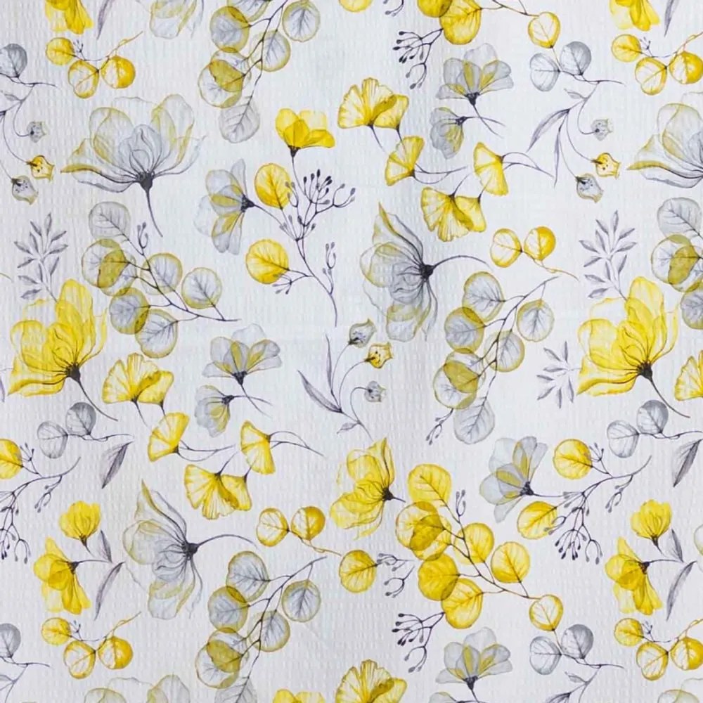 Lenjerie de pat crep cu frunze