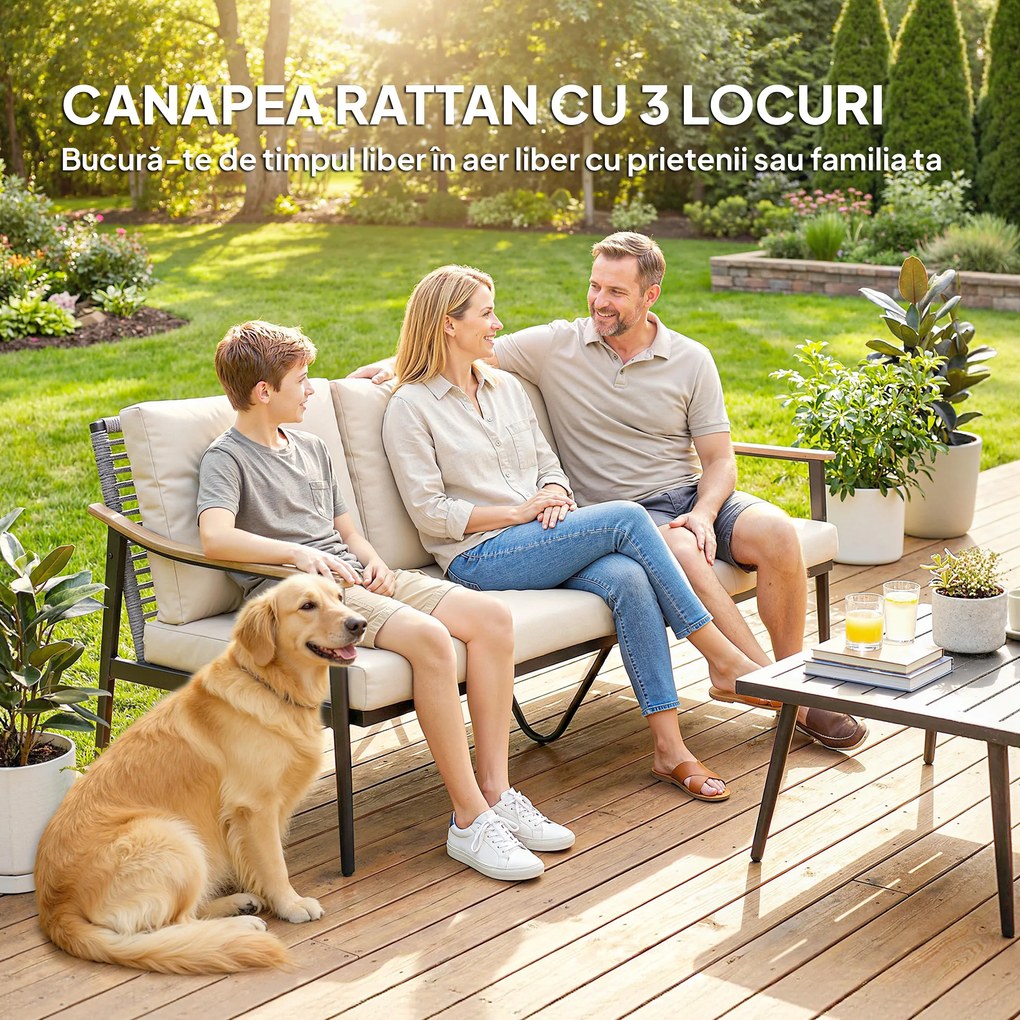 Outsunny Canapea pentru terasă | Aosom Romania