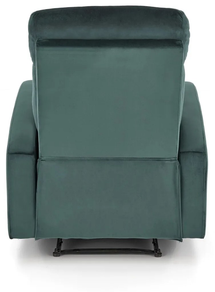Fotoliu recliner Wonder velvet verde H98 cm