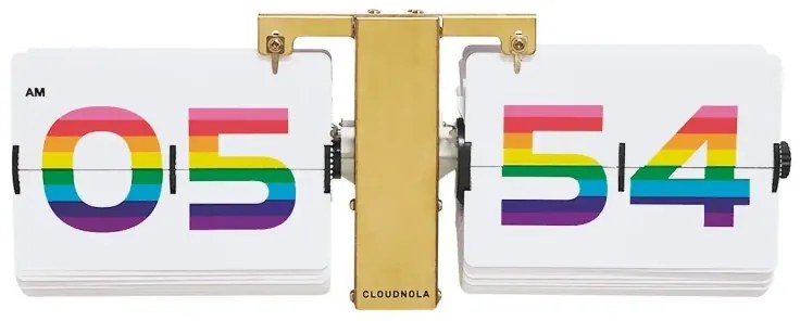 Ceas flip Cloudnola Flipping Out Rainbow