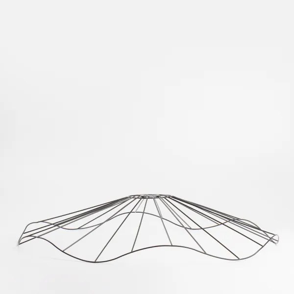 Brilagi - Lustră LED aplicată CERIA WIRE, 1x E27/40W/230V, Ø80 cm, negru/stejar