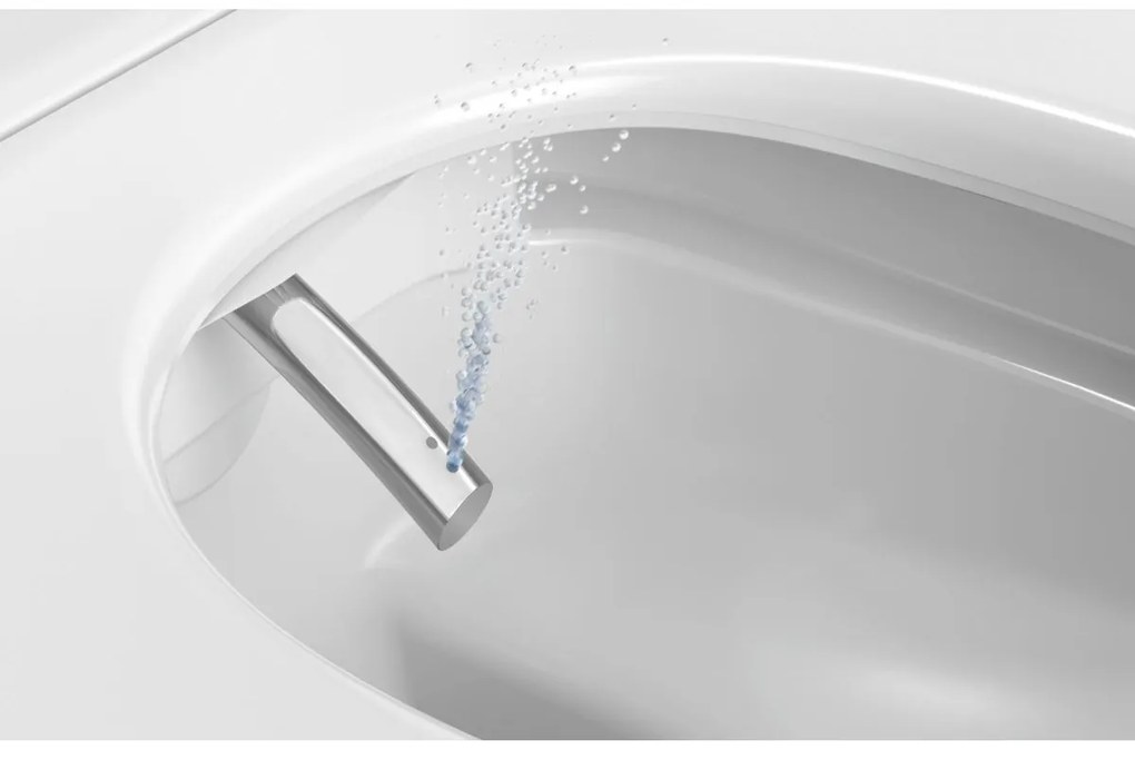 Duravit SensoWash D-Neo toaleta cu spalare agatat fara margine alb 654000012004300