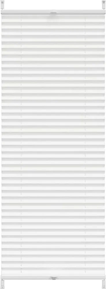 vidaXL Jaluzea plisse, alb, 60x100 cm, pliuri