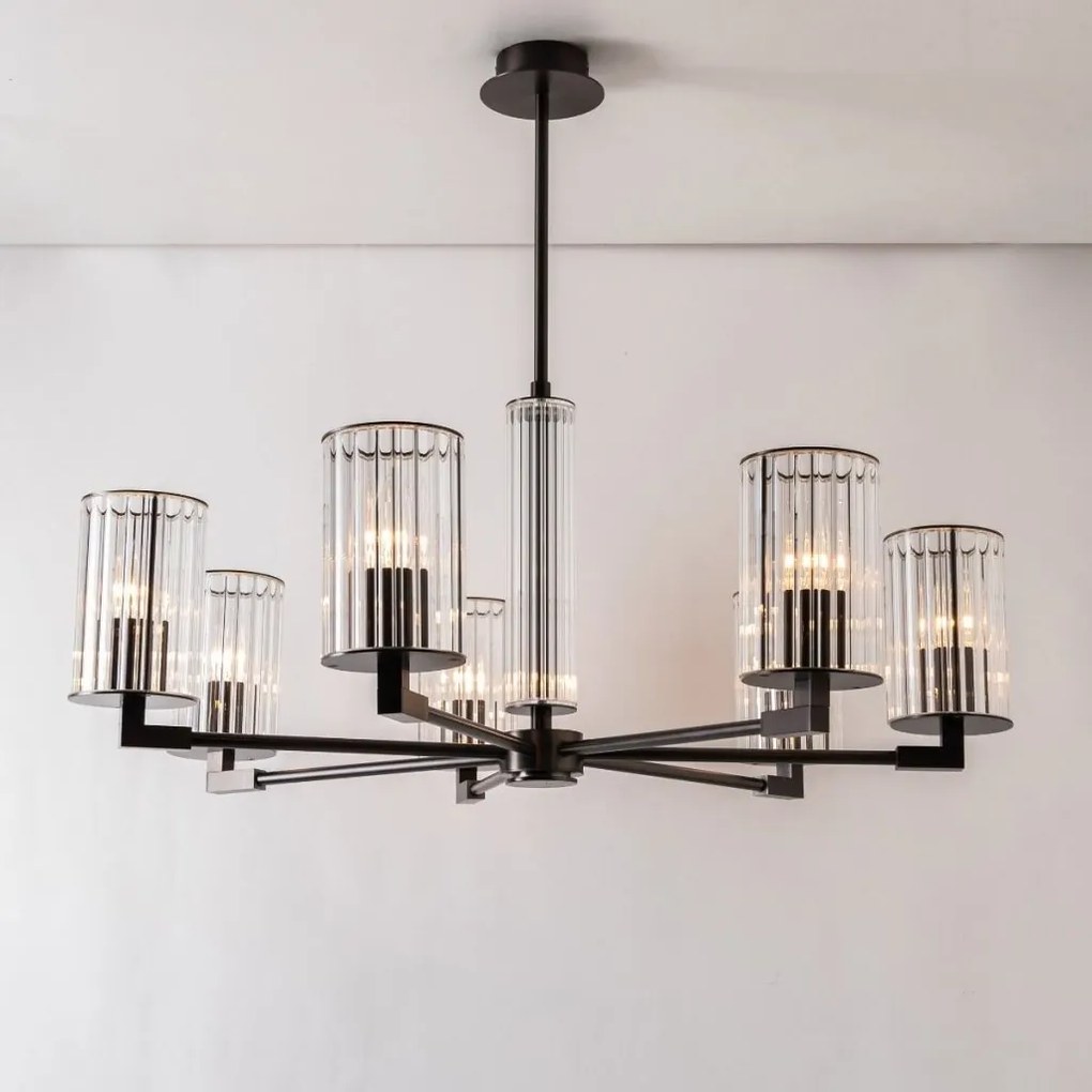 Candelabru design modern ARIA titan periat