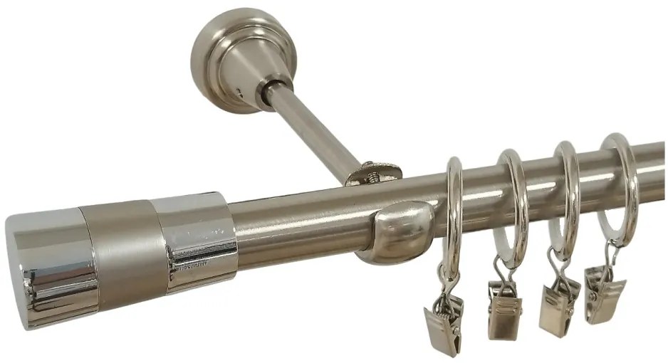 Galerie simpla VALEO /19 - INOX (Alege marime: 180 cm)