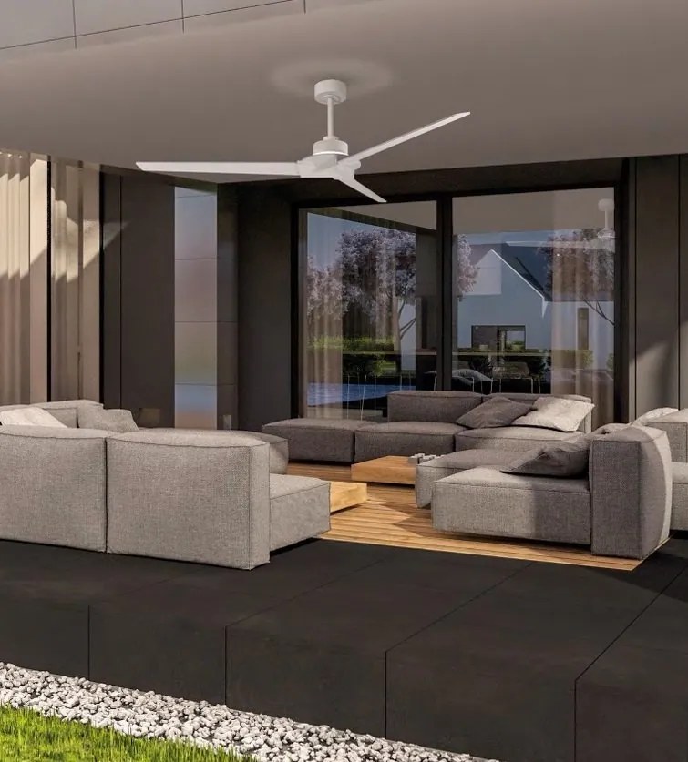 Lustra LED, Ventilator cu telecomanda, IP44, BRISA Mini MA-8725