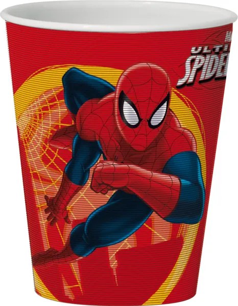 Pahar 3D 350ml, Spiderman