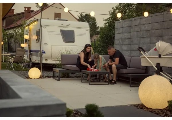 Kanlux 24654 - Lampă de exterior STONO 1xE27/15W/230V, diam. 20 cm, IP65