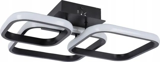 Plafonieră LED/38W/230V neagră