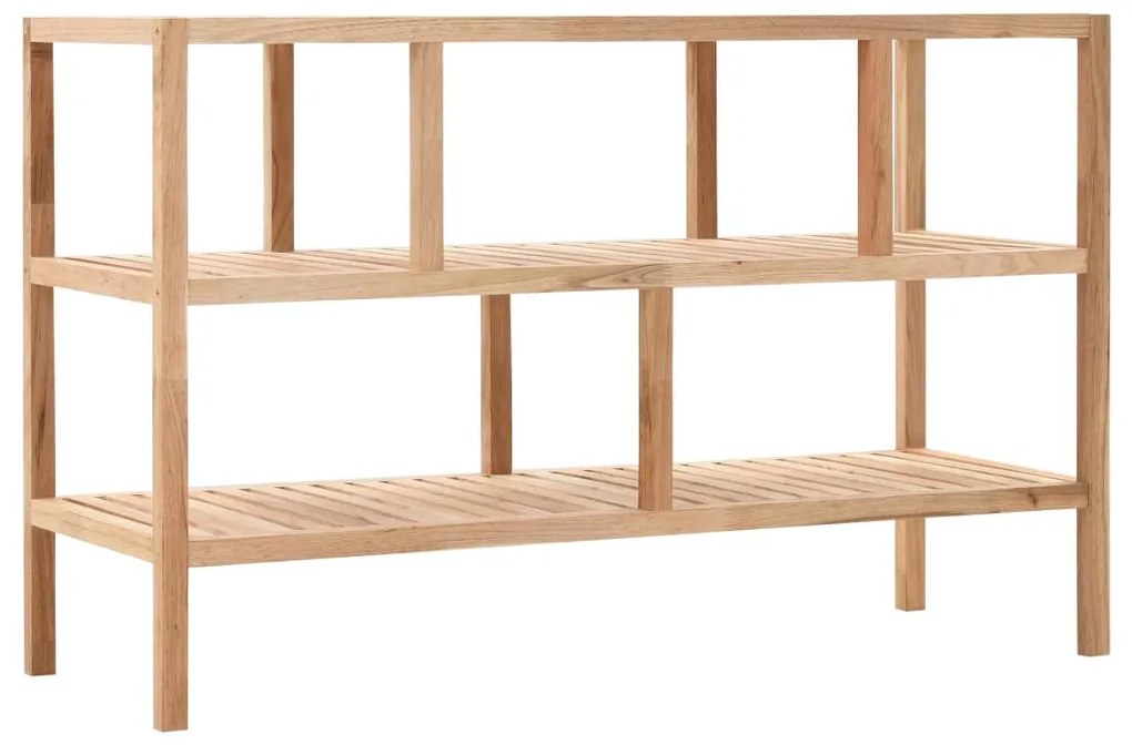 vidaXL Raft de baie, 100 x 40 x 65 cm, lemn de nuc masiv