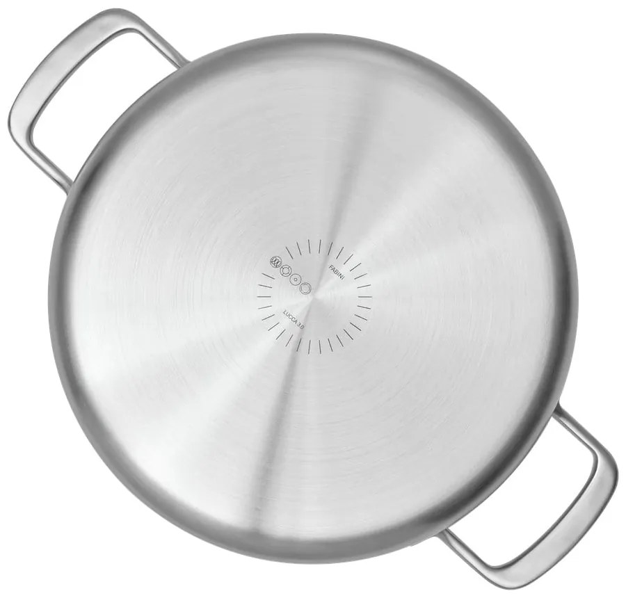Tigaie cu capac din oțel inoxidabil ø 28 cm tegame Lucca 3.0 – FABINI