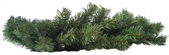 Ghirlanda artificială verde, fără decorații,diametru 50 cm, diam. 50 cm