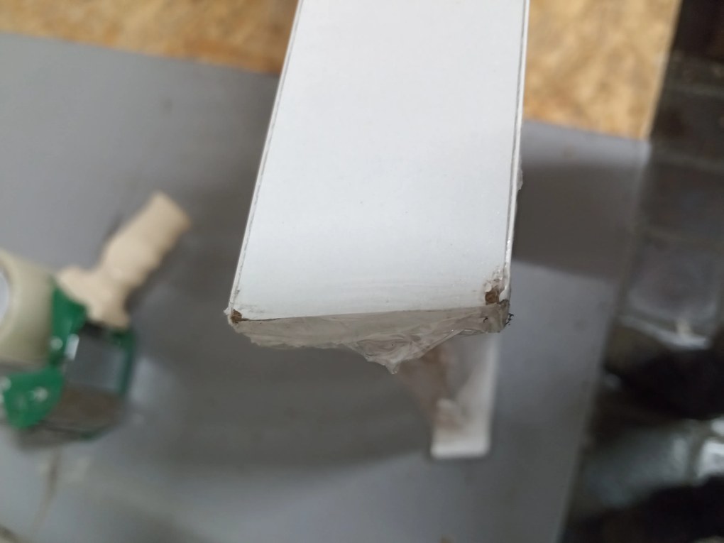 OFERTA Raft din bambus alb WHITE BAMBOO II. calitate secundara