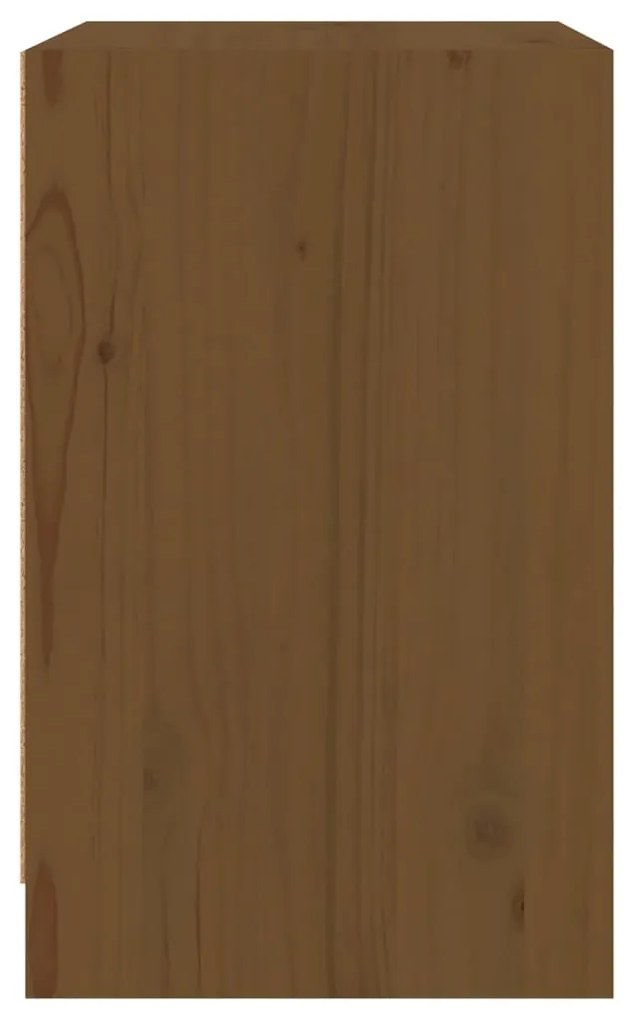Noptiera, maro miere, 40x31x50 cm, lemn masiv de pin 1, maro miere