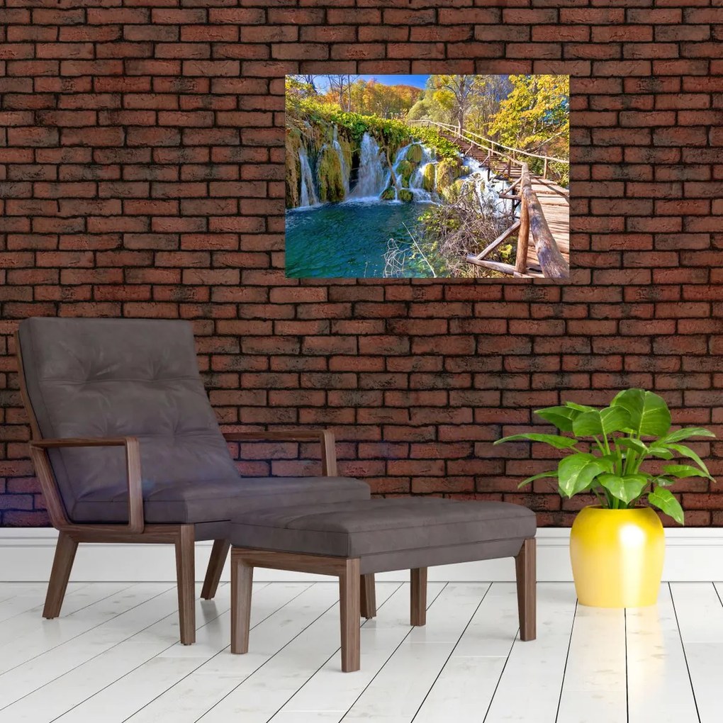 Tablou - Intrare in cascade (70x50 cm)