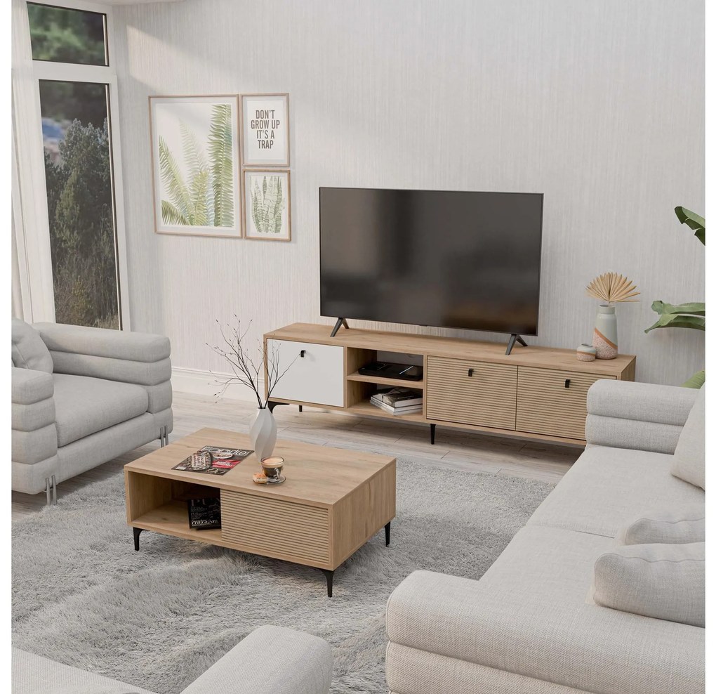 Set mobilier living Settle 1 (stejar). 1108069