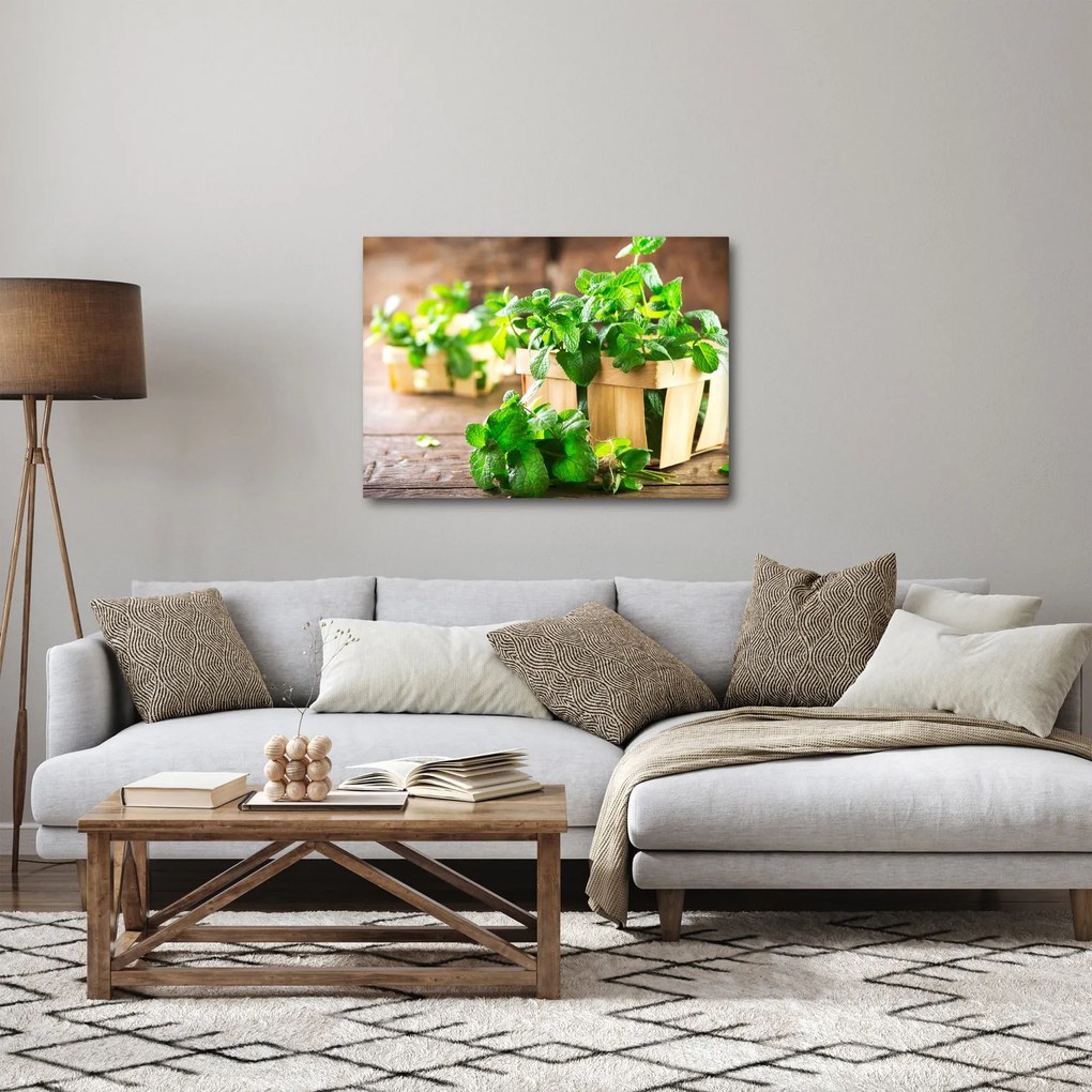 Tablou cu menta proaspătă (70x50 cm)