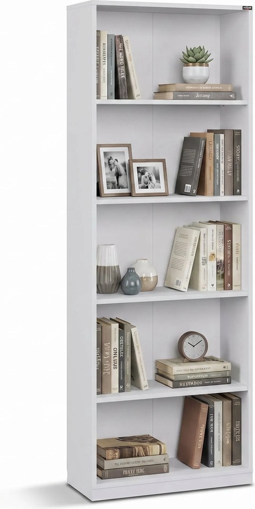 Biblioteca Adore Modern, 5 rafturi, 64x182x26 cm