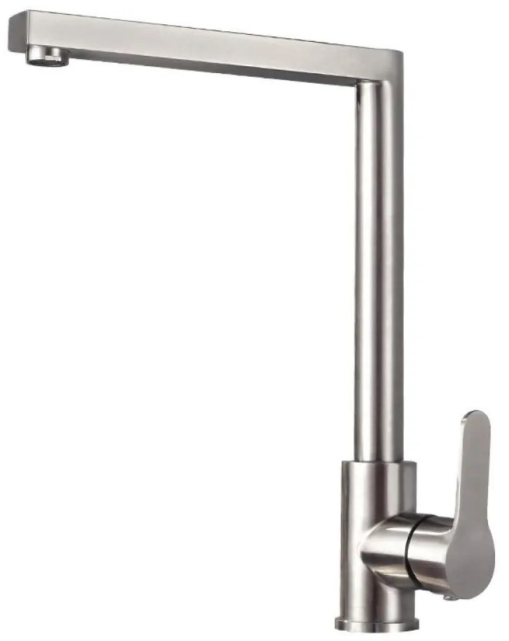 Baterie de bucătărie din inox satinat – Model CF012 – Design Modern și Funcțional pentru Orice Spațiu