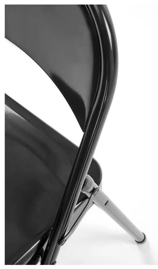 Scaun pliabil Acton, negru
