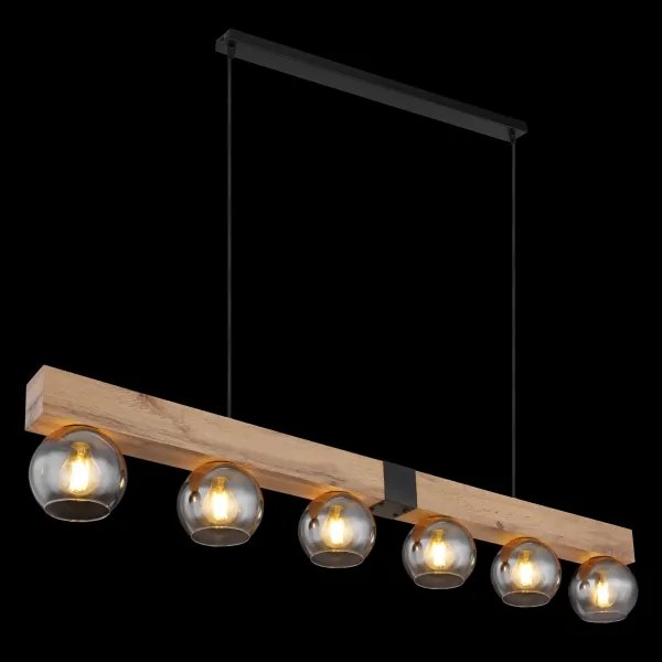 Globo 15656-6H - Candelabru suspendat pe cablu MOITAS 6xE27/40W/230V