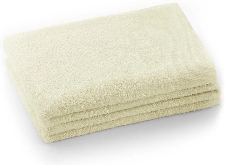 Prosop crem din bumbac din frotir 30x50 cm Amari – Restilo