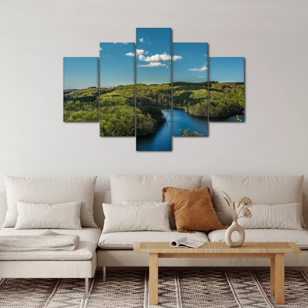 Tablou - Lac montan (150x105 cm)