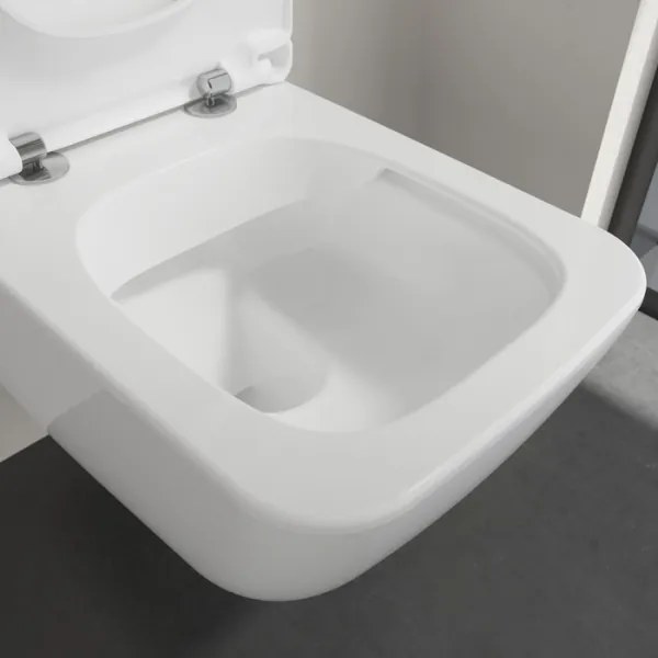 Villeroy & Boch 4611RLR1 - WC suspendat VENTICELLO, ceramică, albă, cu capac SoftClose