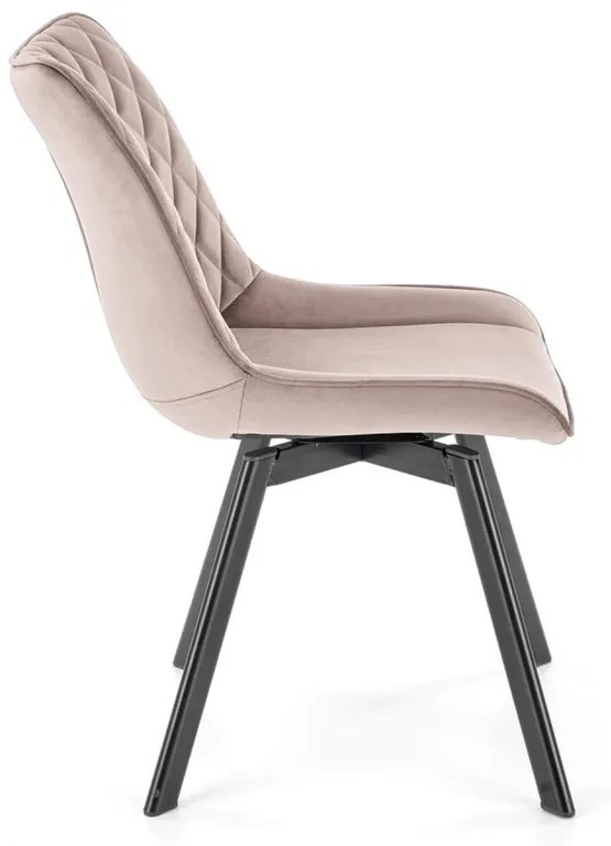 Scaun K520 velvet bej