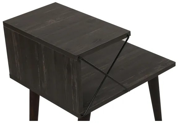 Noptieră CROSS 55x50 cm maro