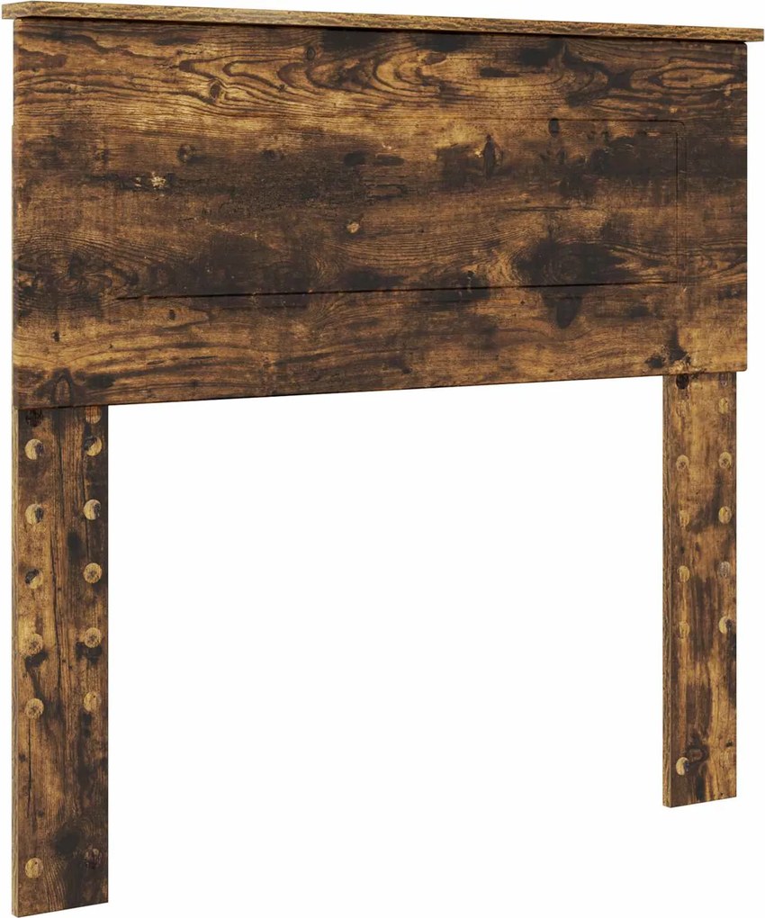 vidaXL Tăblie cap Stejar fumuriu 75 cm Lemn compozit