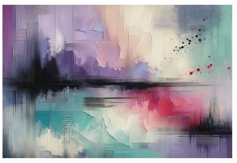 Tablou paletă abstractă de culori armonioase