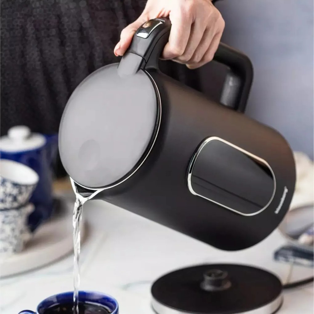 Fierbator de apa 1.7 L Klausberg KB7891 negru-argintiu