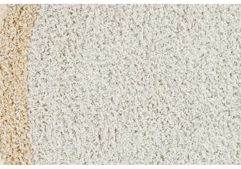 Covor pentru copii bej lavabil/țesut manual din bumbac ø120 cm Bubbly Honey – Lorena Canals