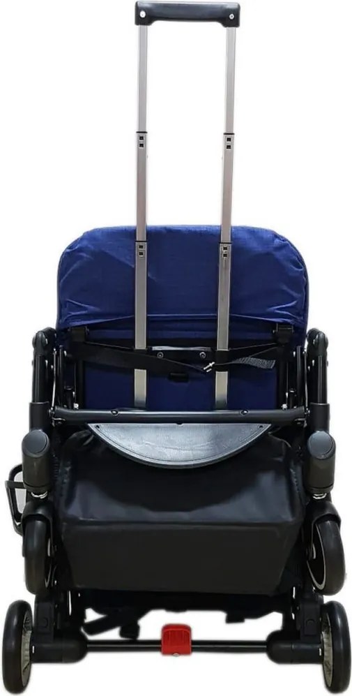 Carucior nou nascuti 2 in 1 BABY CARE™ PRO A8, Transformabil in troller, Spatar reglabil in 3 trepte, Roti cu rulment, Frana picior,Pliabil ,Albastru