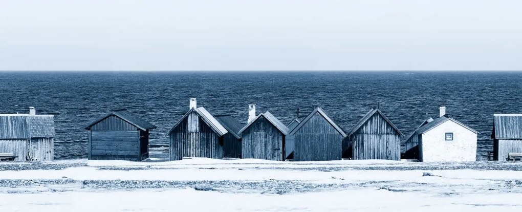 Fototapet, Boathouse Blues, Rebel Walls