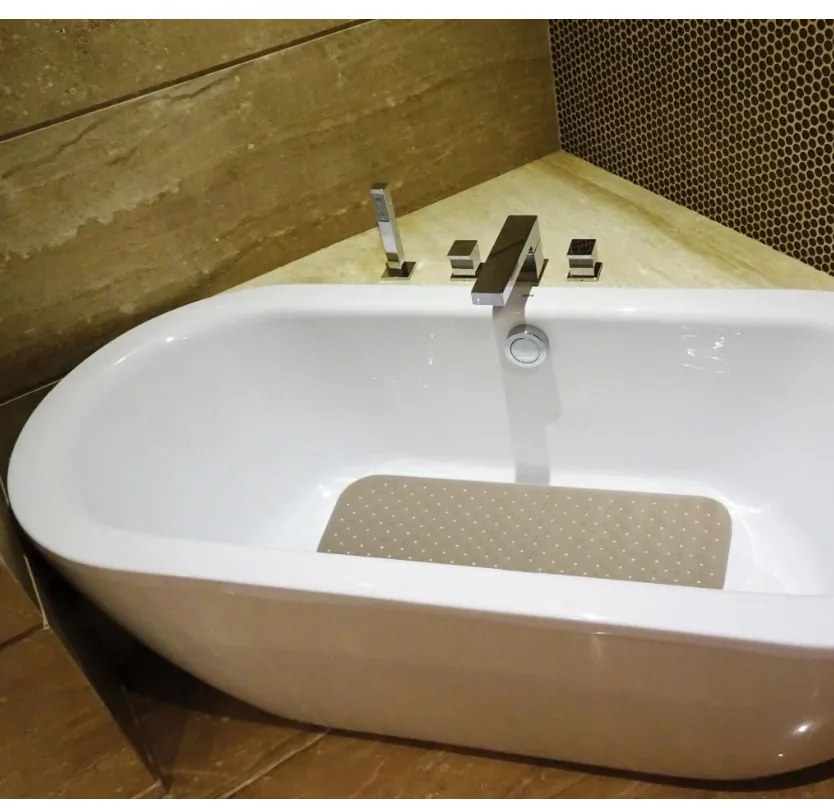 Spirella Suport antiderapant pentru cadă CLASS Premium, bej, 36 x 97 cm