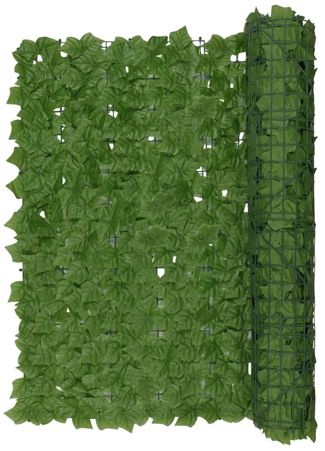 Paravan pentru balcon verde din plastic 300x100 cm Ivy – Maximex