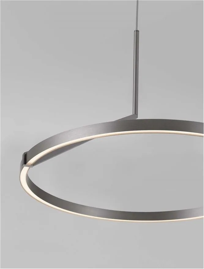 Lustra LED suspendata design minimalist TILIA nickel